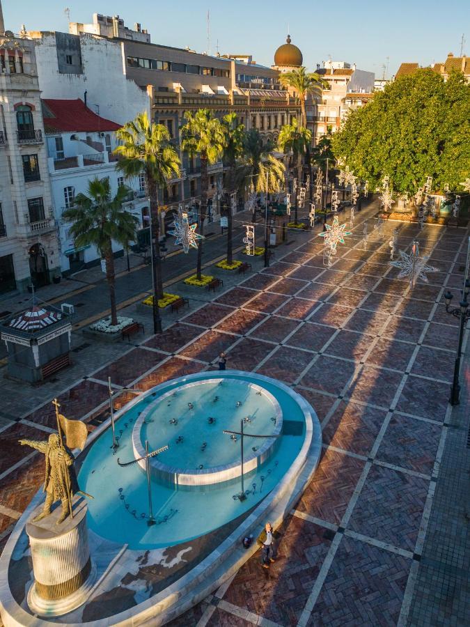 Conjunto De Apartamentos Antiguo Palacio Hotel Paris Huelva Zewnętrze zdjęcie