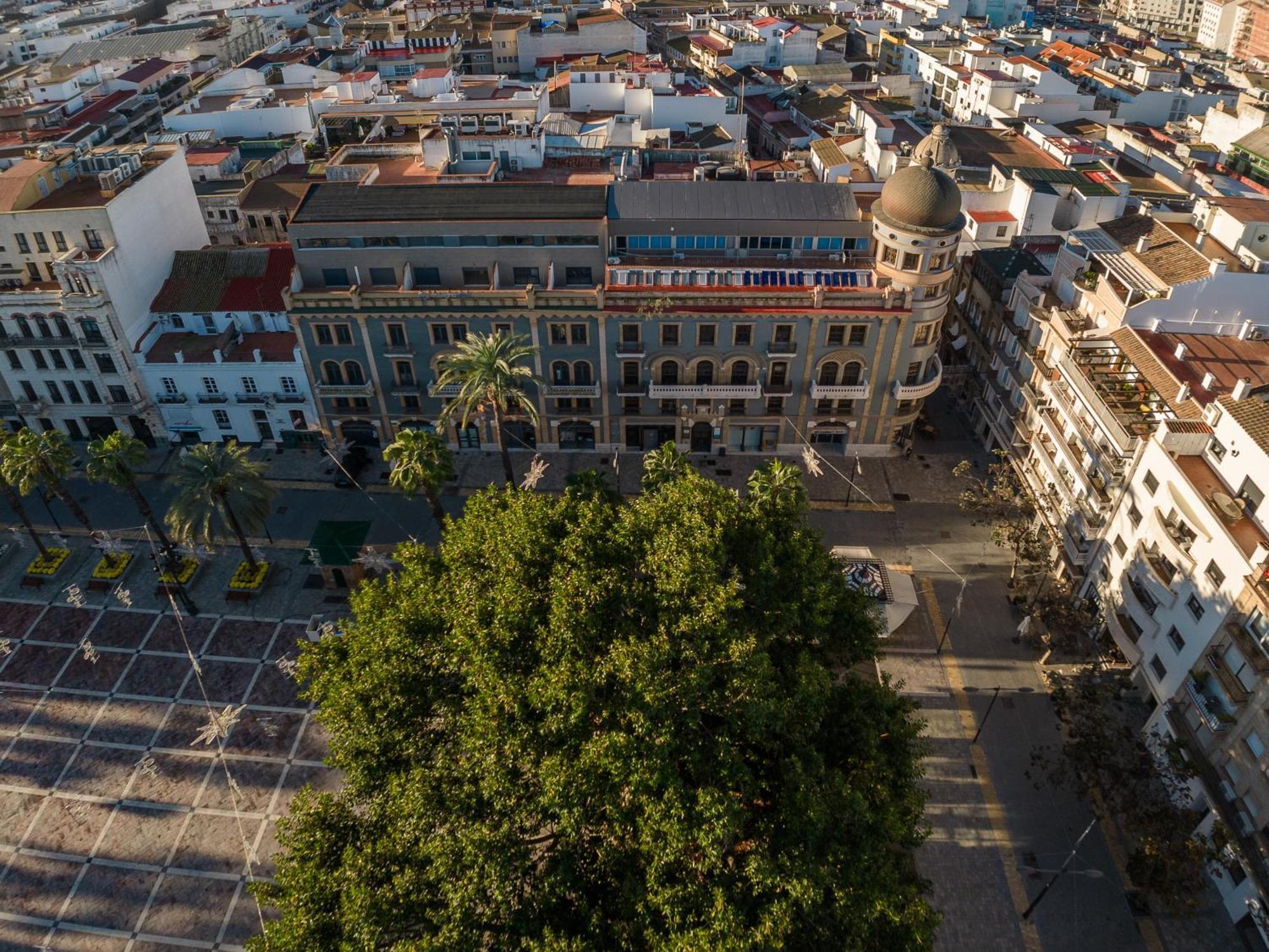 Conjunto De Apartamentos Antiguo Palacio Hotel Paris Huelva Zewnętrze zdjęcie
